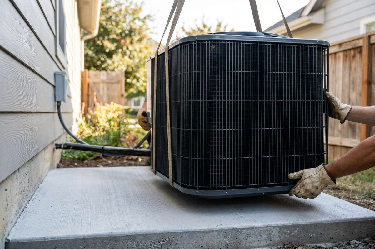 AC Installation technician working in Canton, OH